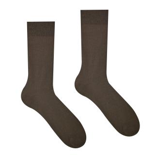 Klasik ponožky hnedé Velikost: 43-46