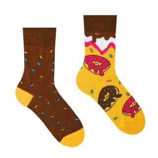Veselé ponožky Donut - Detské Velikost: 25-29