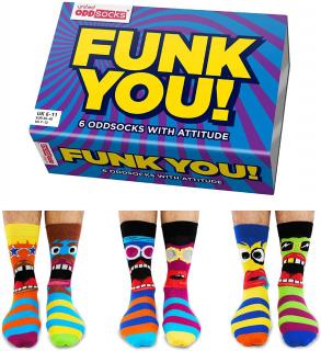 Veselé ponožky Funk You! veľ.: 39-46