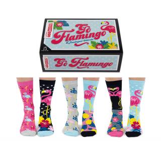 Veselé ponožky Go Flamingo veľ.: 37-42