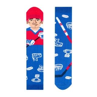 Veselé ponožky Hokejový hráč Velikost: 35-38