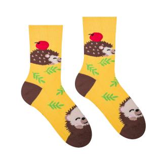 Veselé ponožky Ježko - Detské Velikost: 25-29