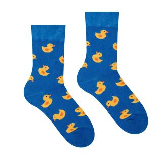 Veselé ponožky Kačička modrá - Detské Velikost: 30-34
