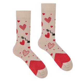 Veselé ponožky Láska Velikost: 43-46