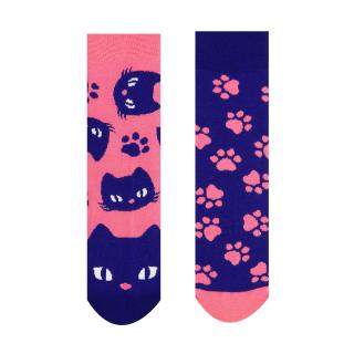 Veselé ponožky Mačička - Detské Velikost: 25-29
