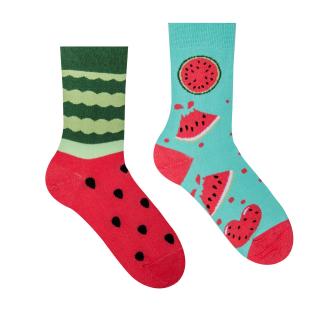 Veselé ponožky Melón - Detské Velikost: 25-29