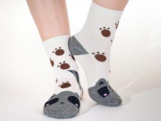 Veselé ponožky Ospalá mačka Veľkosť: 35-38