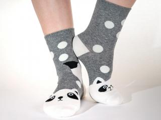 Veselé ponožky Polárna mačka Veľkosť: 35-38