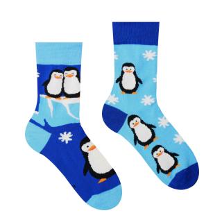 Veselé ponožky - Tučniaky detské Velikost: 25-29