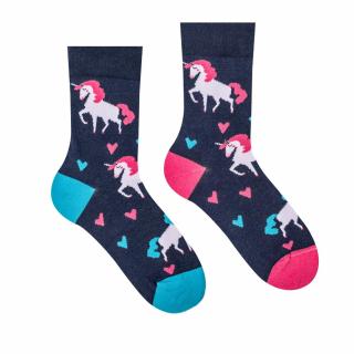 Veselé ponožky Unicorn - Detské Velikost: 30-34