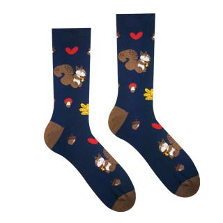 Veselé ponožky Veveričiak Velikost: 43-46