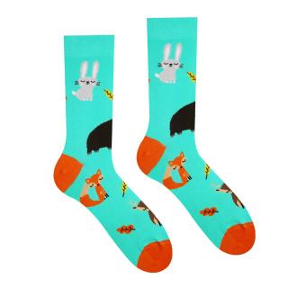 Veselé ponožky Zvieratká Velikost: 35-38