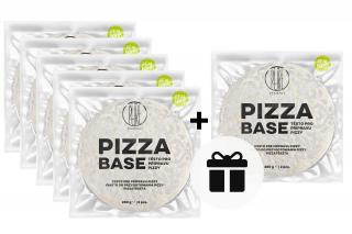 5+1 ZDARMA: BrainMax Pure Pizza Base, hotové cesto na pizzu z Talianska, 2 ks