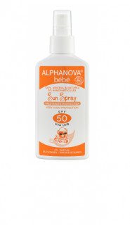 Alphanova - Opaľovací krém pre bábätká SPF 50 BIO, 125 ml