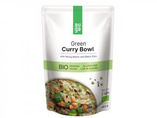 AUGA Bio Green Curry Bowl se zeleným kari kořením, fazolemi mungo a černou rýží, 283g  *CZ-BIO-001 certifikát
