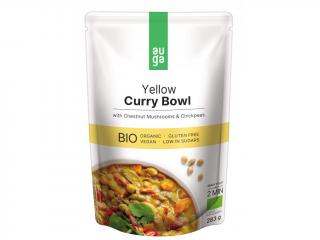 AUGA Bio Yellow Curry Bowl so žltým kari korením, hubami a cícerom, 283g  *CZ-BIO-001 certifikát