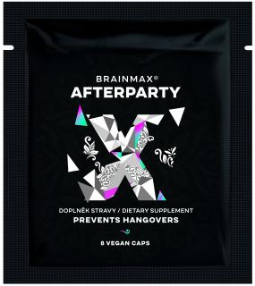 BrainMax® AFTERPARTY, doplnok pre zmiernenie opice Počet kapsúl: 8 kapslí