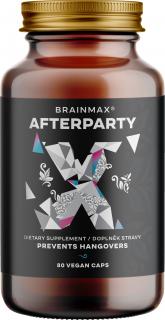 BrainMax® AFTERPARTY, doplnok pre zmiernenie opice Počet kapsúl: 80 kapslí