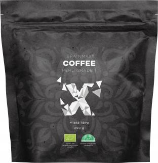 BrainMax Coffee Káva Peru SHG, mletá, BIO, 250 g  *CZ-BIO-001 certifikát