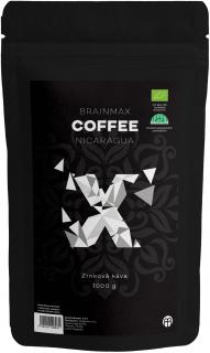 BrainMax Coffee Nicaragua, zrnková káva, BIO, 1000 g  *CZ-BIO-001 certifikát