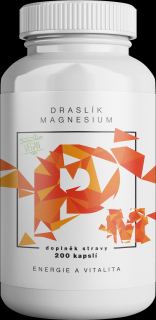 BrainMax Draslík Magnesium, Draslík citrát + Horčík malát, 200 rastlinných kapsúl