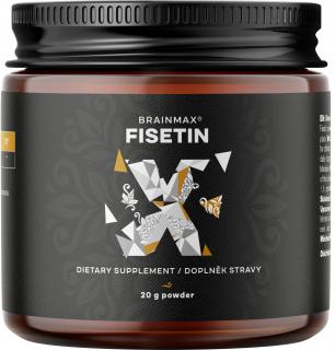 BrainMax Fisetin 200 mg, 20 g  Silný antioxidant, podpora zdravého starnutia, zvyšovanie hladiny glutatiónu