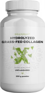 BrainMax Hydrolyzovaný GrassFed Collagen (kolagén z kráv kŕmených trávou), 200 g
