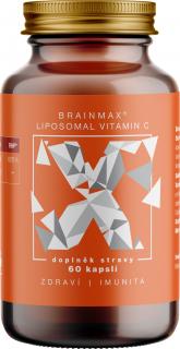 BrainMax Liposomal Vitamin C  UPGRADE, Lipozomálny vitamín C, 500 mg, 60 rastlinných kapsúl