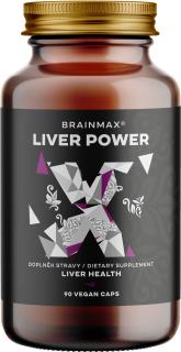 BrainMax Liver Power  12 vedecky overených látok na podporu pečene a detoxikačných procesov, doplnok stravy