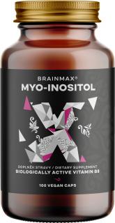 BrainMax Myo-Inositol 500 mg, 100 rastlinných kapsúl  Myo-inositol na podporu hormonálnej rovnováhy u žien, 100 dávok, doplnok stravy