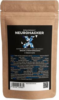 BrainMax NeuroHacker, Dopamine Upgrade! 4 rastlinné kapsule, VZORKA  Nootropikum založené na 8 vedecky overených látkach na podporu motivácie,…