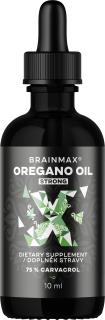 BrainMax Oregano oil, oregánový olej, 10 ml  *CZ-BIO-001 certifikát / olej z oregana s obsahom 77% karvakrolu