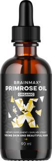 BrainMax Primrose oil, pupálkový olej, 90 ml  CZ-BIO-001 certifikát