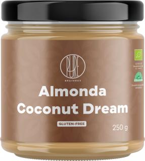 BrainMax Pure Almonda, Coconut Dream, Mandľový krém s kokosom, 250 g  *CZ-BIO-001 certifikát