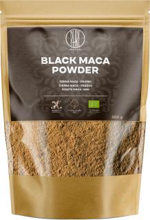 BrainMax Pure Black Maca Powder, Maca čierna BIO, prášok 200 g  *CZ-BIO-001 certifikát