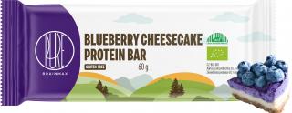 BrainMax Pure Blueberry Cheesecake Protein Bar, Proteínová tyčinka, Čučoriedkový cheesecake, BIO, 60 g  *CZ-BIO-001 certifikát / Protein Bar Blueberry…