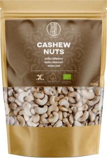 BrainMax Pure Cashew Nuts, Kešu orechy BIO, 250 g  *CZ-BIO-001 certifikát