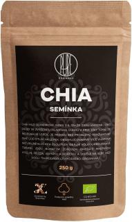 BrainMax Pure Chia Seeds, Chia semienka BIO, 250 g  *CZ-BIO-001 certifikát