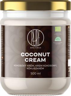 BrainMax Pure Coconut Cream, Kokosový krém BIO, 500 g  *CZ-BIO-001 certifikát