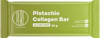 BrainMax Pure Collagen Bar, Pistachio, kolagénová tyčinka, pistácie, 60 g