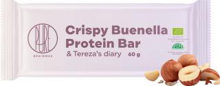 BrainMax Pure Crispy Buenella & Terezas Diary Protein Bar, Proteinová tyčinka, Buenella, BIO, 60 g  Crispy Buenella Protein Bar / *CZ-BIO-001…