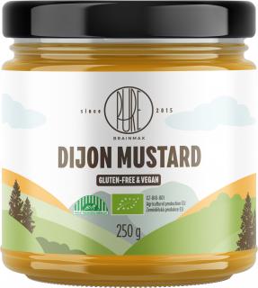 BrainMax Pure Dijon Mustard, Dijonská horčica, BIO, 250 g  *CZ-BIO-001 certifikát