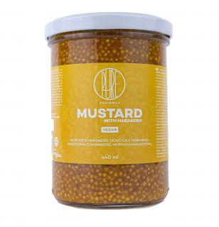 BrainMax Pure Habanero Mustard, horčica s Habanero, 440 ml