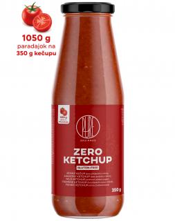 BrainMax Pure Ketchup - ZERO (sladký kečup s erythritolom), 350 g  1050 g paradajok na 350 g kečupu!