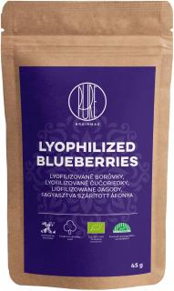 BrainMax Pure Lyophilized Blueberries, Lyofilizované čučoriedky BIO, 45 g  *CZ-BIO-001 certifikát