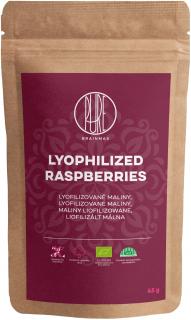 BrainMax Pure Lyophilized Raspberries, Lyofilizované maliny, BIO, 45 g  *CZ-BIO-001 certifikát