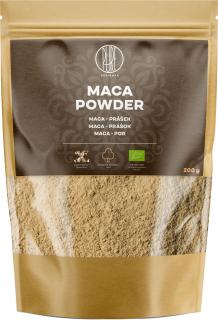 BrainMax Pure Maca Powder, Maca BIO prášok, 200 g  *CZ-BIO-001 certifikát