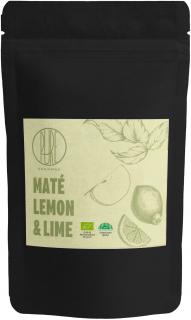 BrainMax Pure Maté Lemon & Lime, citrón & limetka, BIO, 50 g  CZ-BIO-001 certifikát / Osviežujúci Maté s citrónom a limetkou Objem: 50 g