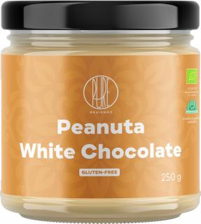 BrainMax Pure Peanuta, Arašidový krém s bielou čokoládou, BIO, 250 g  *CZ-BIO-001 certifikát