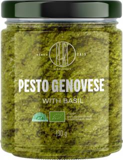 BrainMax Pure  Pesto Genovese, bazalkové pesto, BIO  Pesto z bazalky s extra panenským olivovým olejom a píniovými orieškami / *CZ-BIO-001 certifikát…